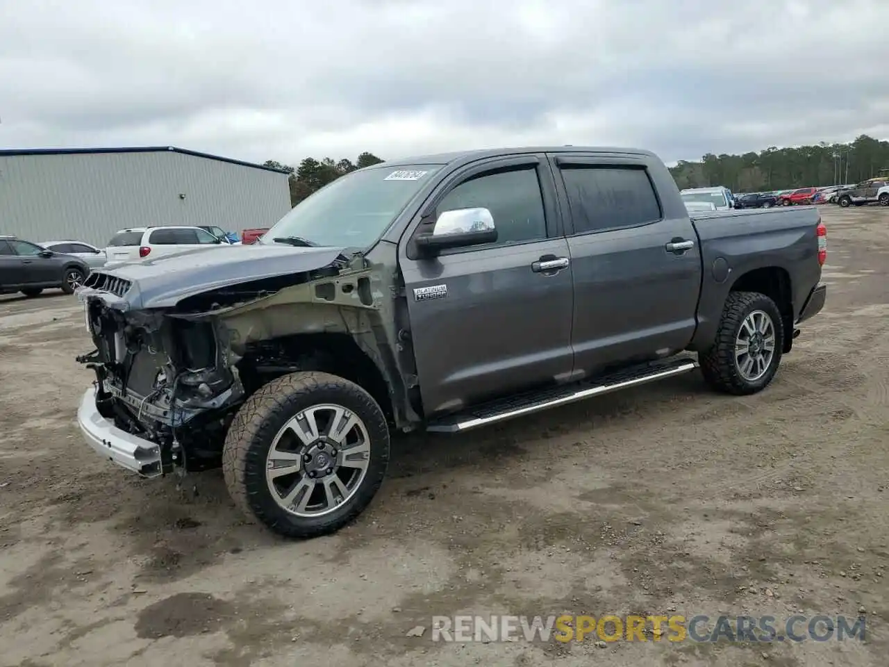 1 Photograph of a damaged car 5TFAY5F18MX982903 TOYOTA TUNDRA 2021