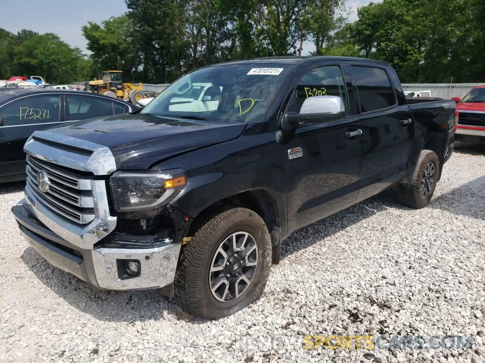 2 Photograph of a damaged car 5TFAY5F19MX992758 TOYOTA TUNDRA 2021