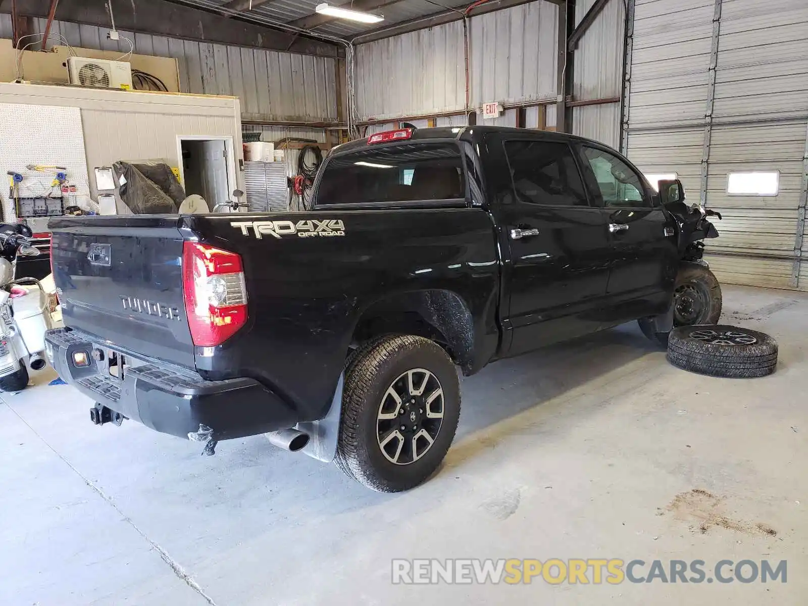 4 Photograph of a damaged car 5TFAY5F19MX992758 TOYOTA TUNDRA 2021