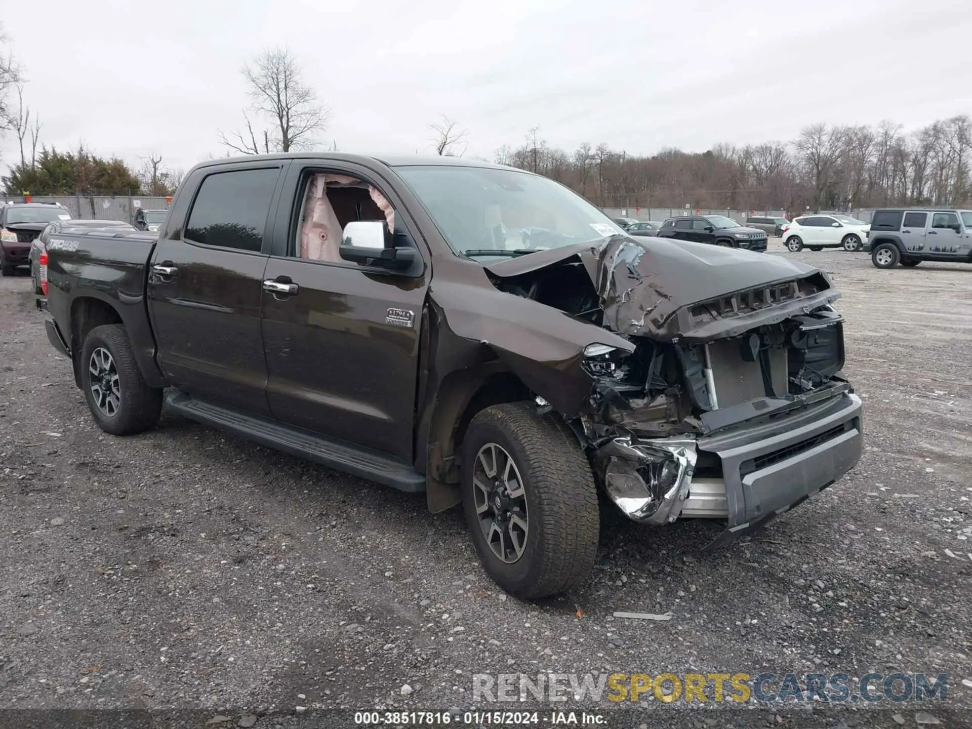 1 Photograph of a damaged car 5TFAY5F1XMX026919 TOYOTA TUNDRA 2021