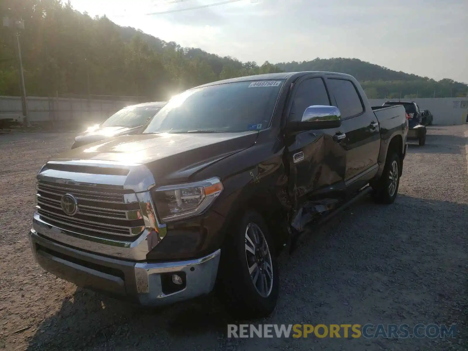 2 Photograph of a damaged car 5TFAY5F1XMX997239 TOYOTA TUNDRA 2021