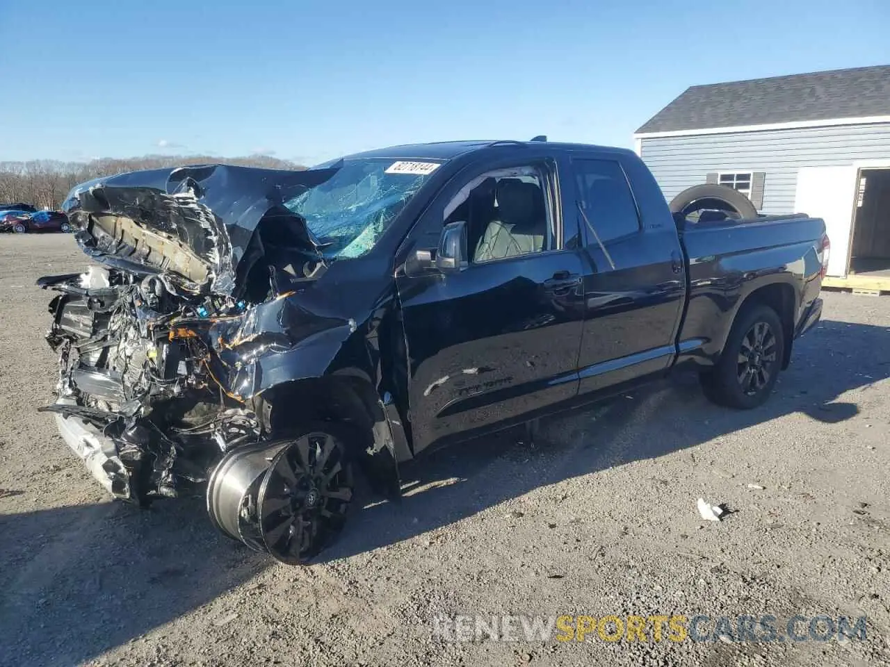 1 Photograph of a damaged car 5TFBY5F17MX986977 TOYOTA TUNDRA 2021