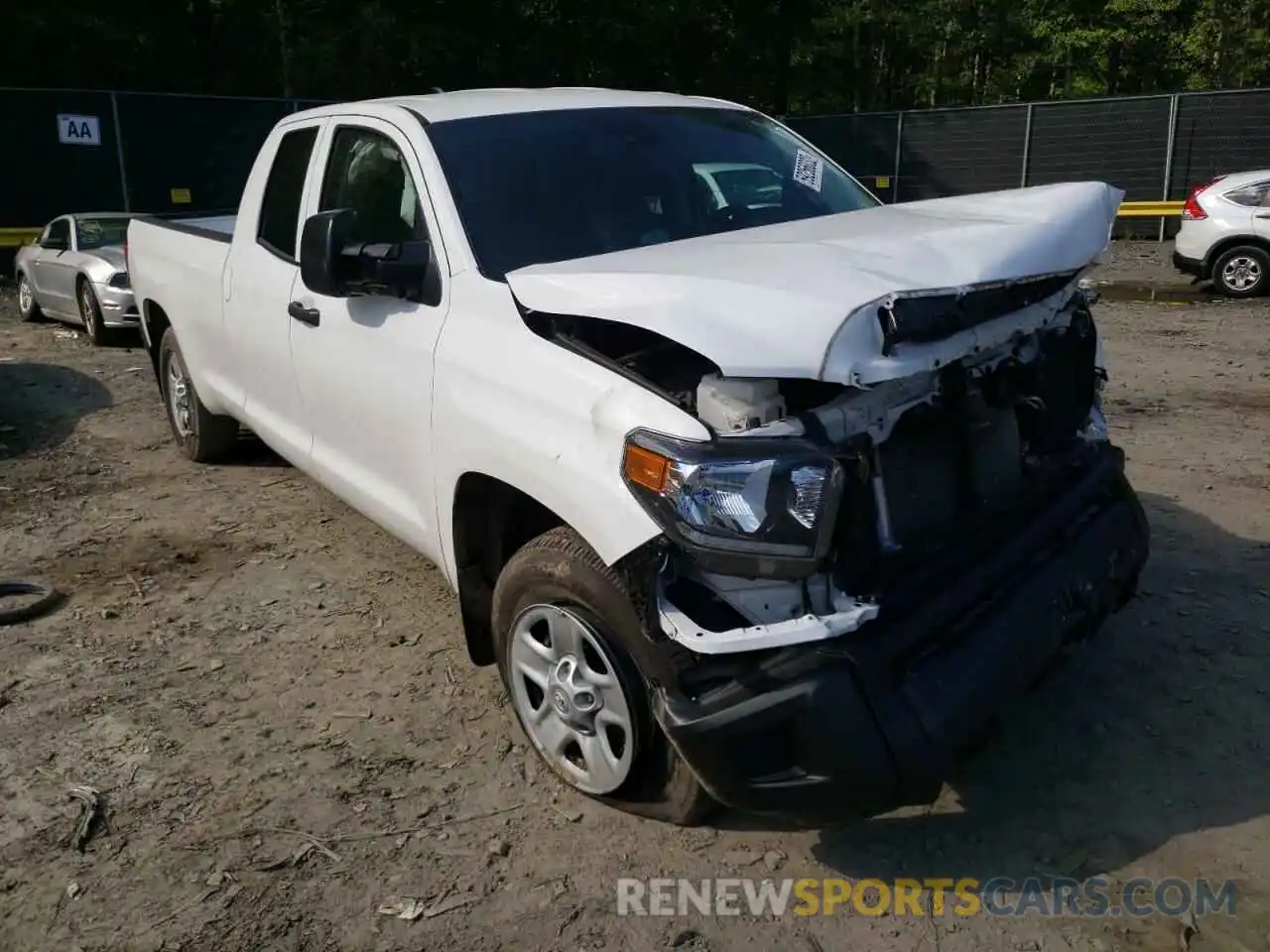 1 Photograph of a damaged car 5TFCY5F11MX028003 TOYOTA TUNDRA 2021