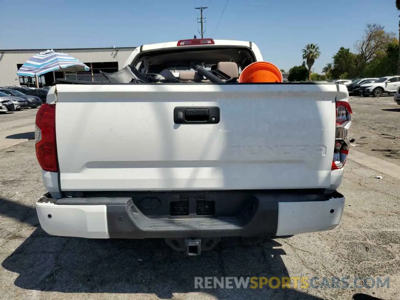 6 Photograph of a damaged car 5TFDY5F10MX039076 TOYOTA TUNDRA 2021