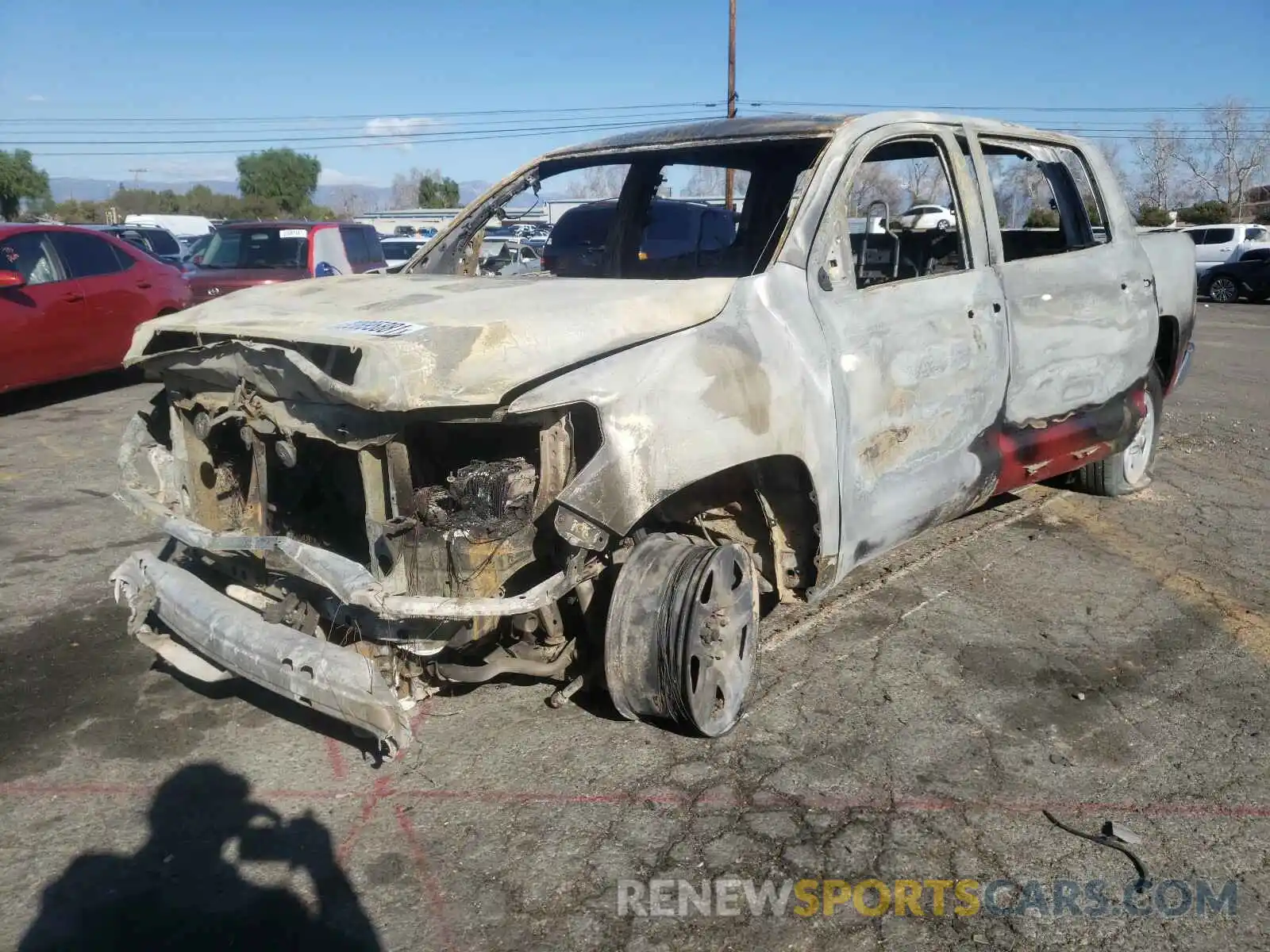 2 Photograph of a damaged car 5TFDY5F10MX969253 TOYOTA TUNDRA 2021