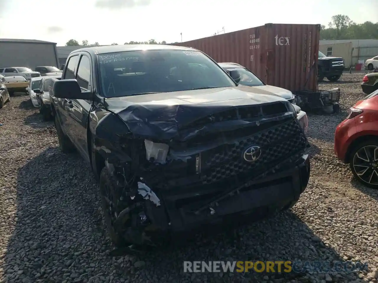 1 Photograph of a damaged car 5TFDY5F10MX971102 TOYOTA TUNDRA 2021