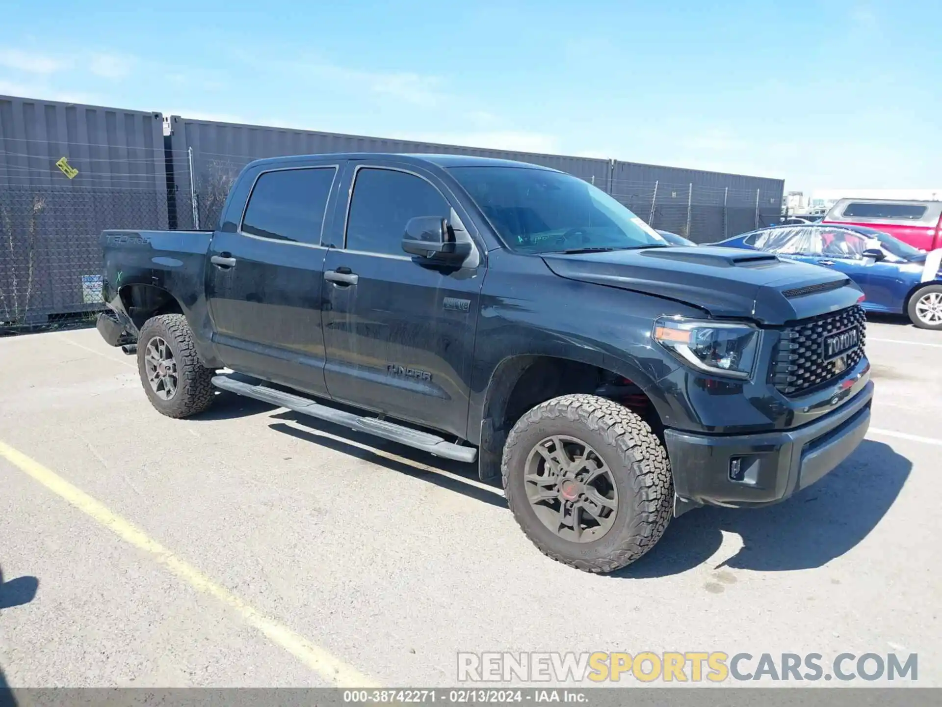 1 Photograph of a damaged car 5TFDY5F10MX991737 TOYOTA TUNDRA 2021