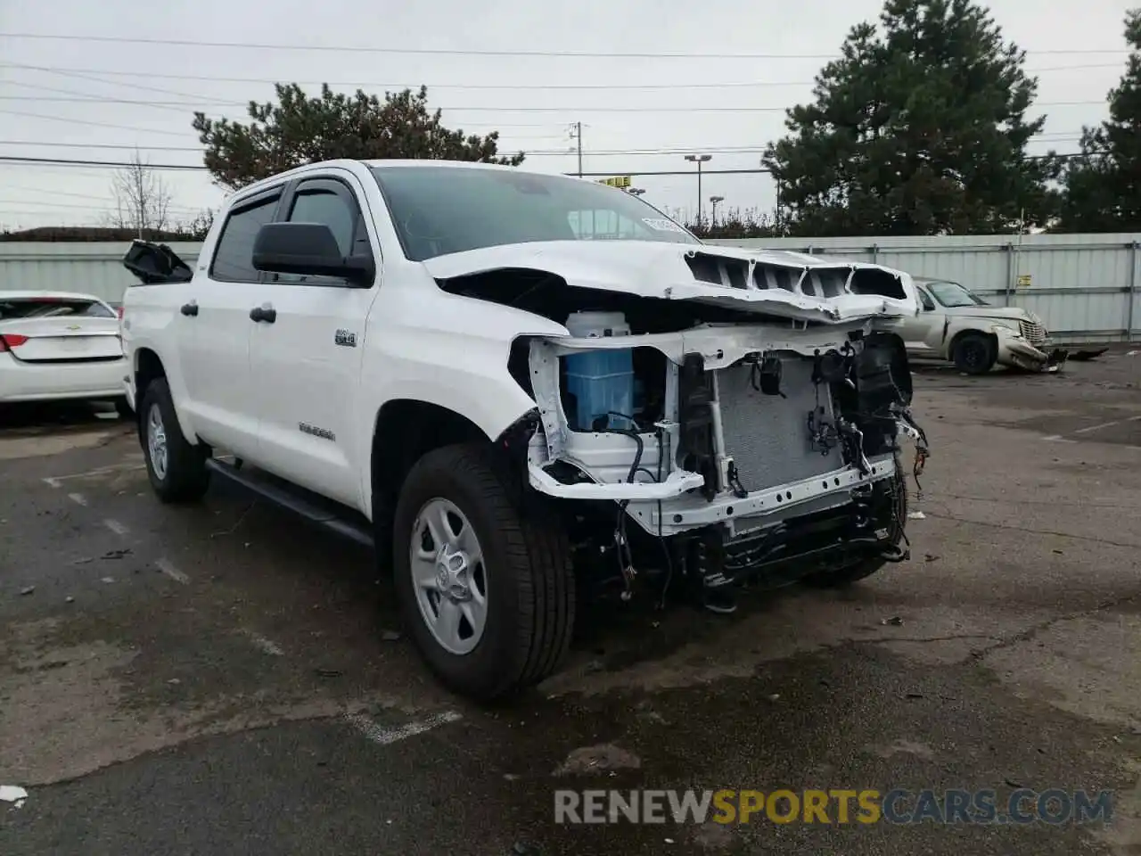 1 Photograph of a damaged car 5TFDY5F11MX046182 TOYOTA TUNDRA 2021