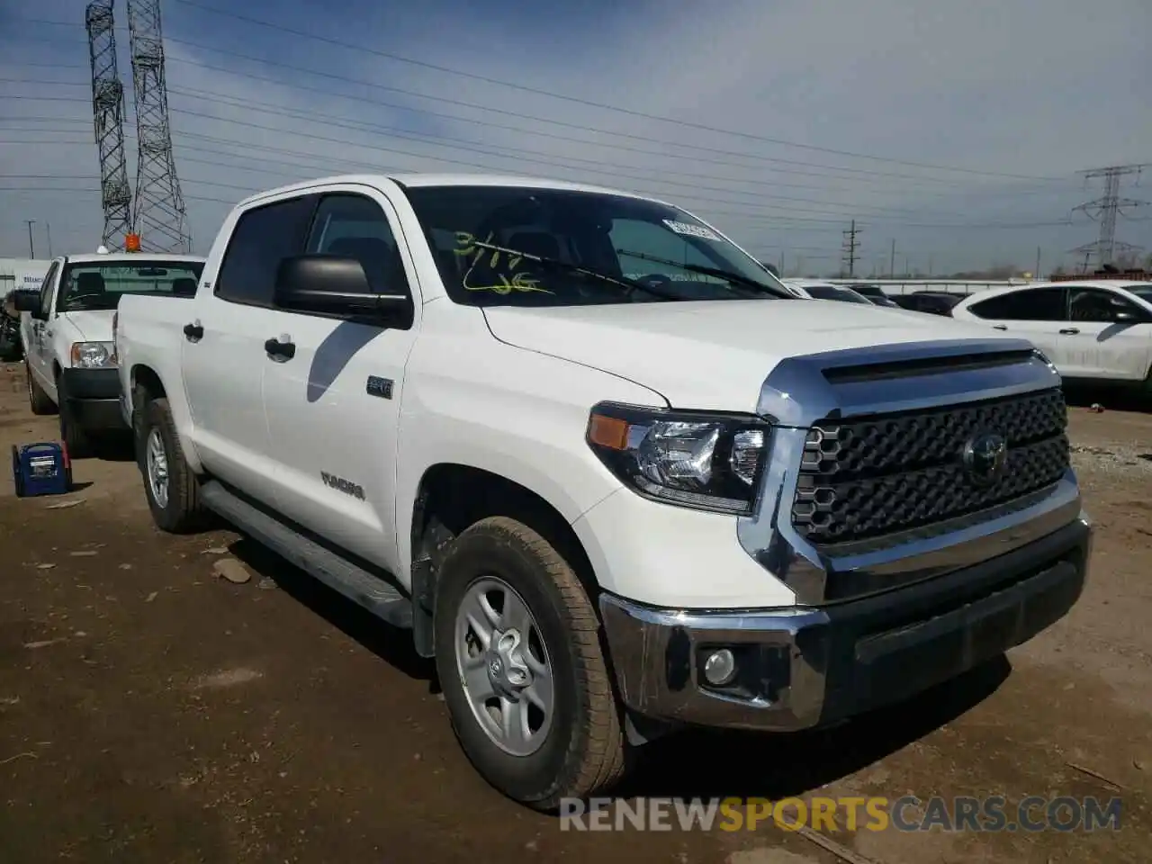 1 Photograph of a damaged car 5TFDY5F12MX018262 TOYOTA TUNDRA 2021