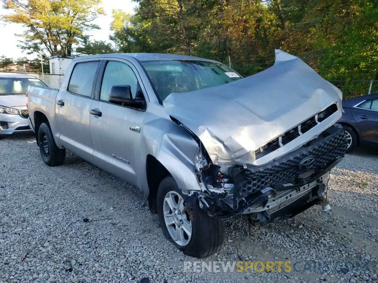 1 Photograph of a damaged car 5TFDY5F12MX038737 TOYOTA TUNDRA 2021