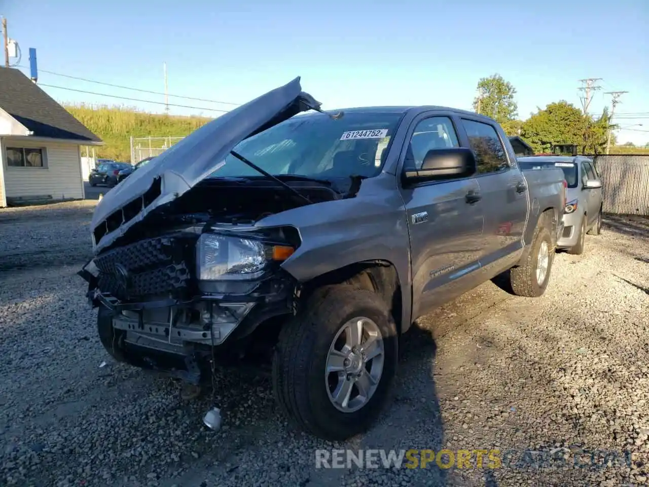 2 Photograph of a damaged car 5TFDY5F12MX038737 TOYOTA TUNDRA 2021