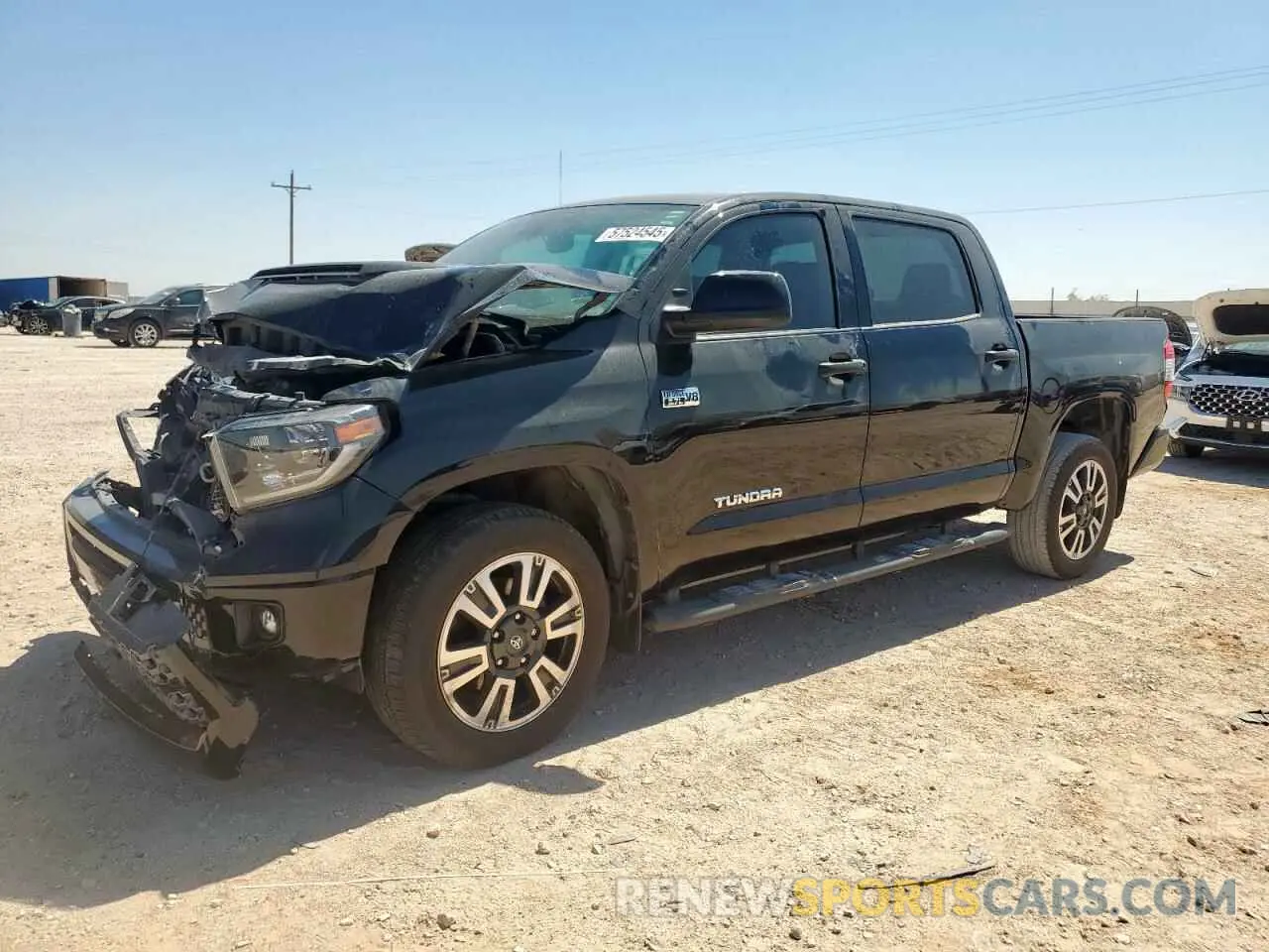 1 Photograph of a damaged car 5TFDY5F13MX973717 TOYOTA TUNDRA 2021