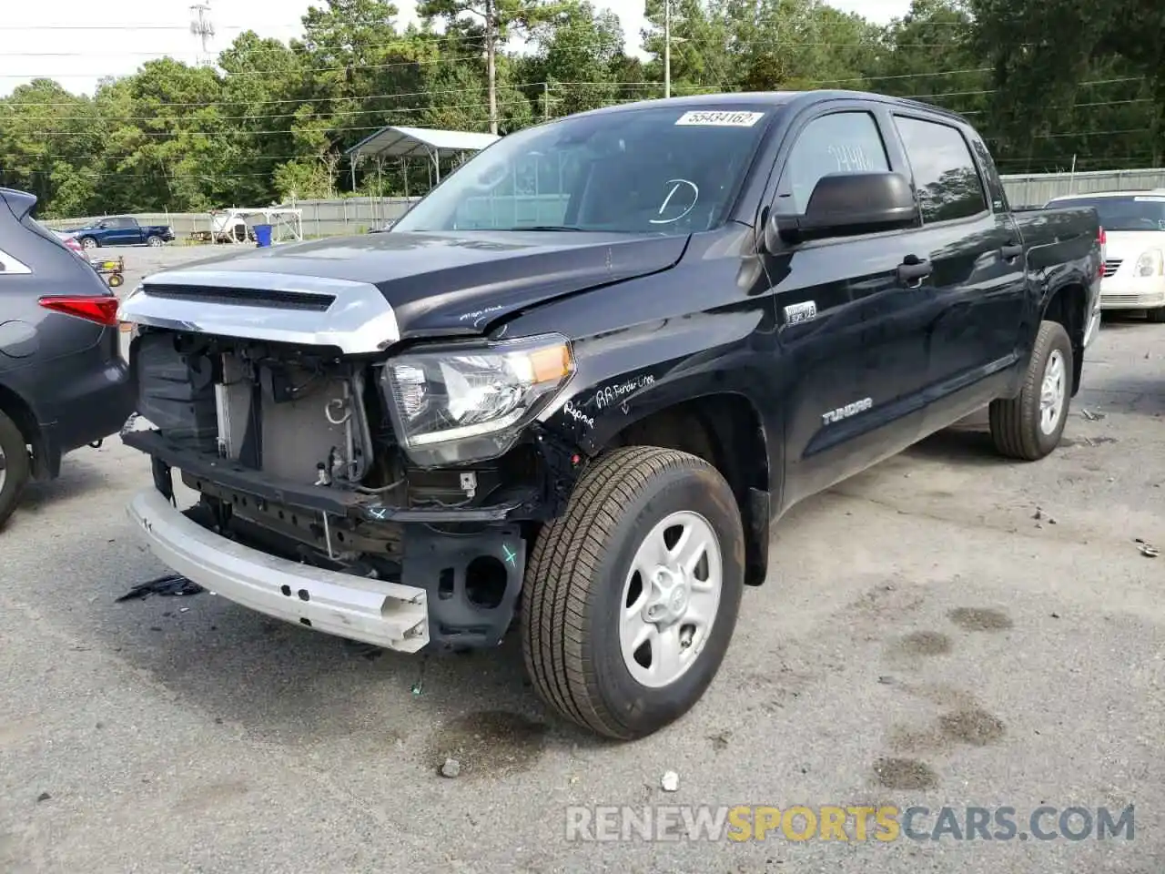 2 Photograph of a damaged car 5TFDY5F13MX986967 TOYOTA TUNDRA 2021