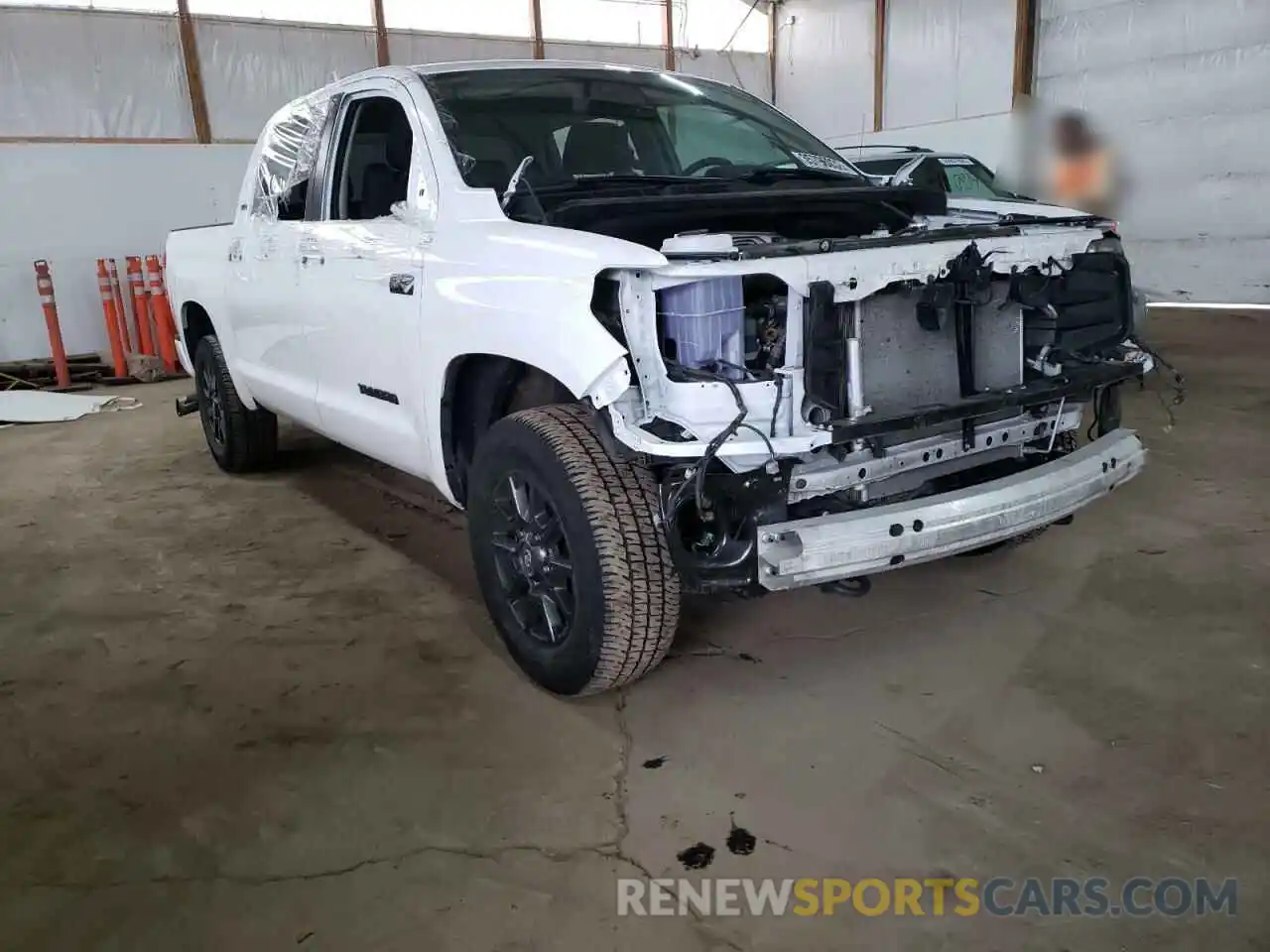 1 Photograph of a damaged car 5TFDY5F14MX019011 TOYOTA TUNDRA 2021