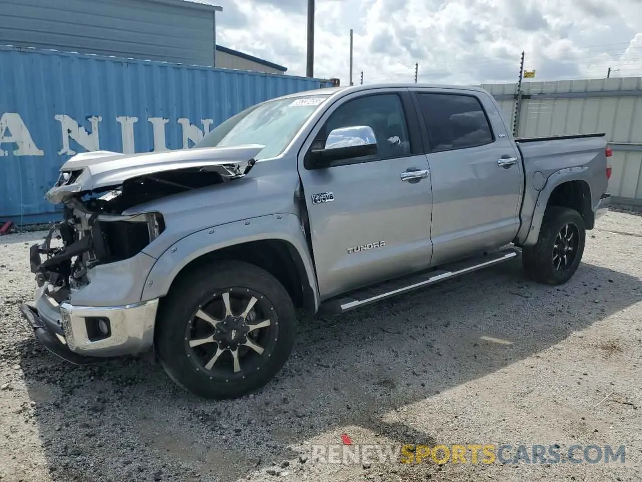 1 Photograph of a damaged car 5TFDY5F14MX963262 TOYOTA TUNDRA 2021