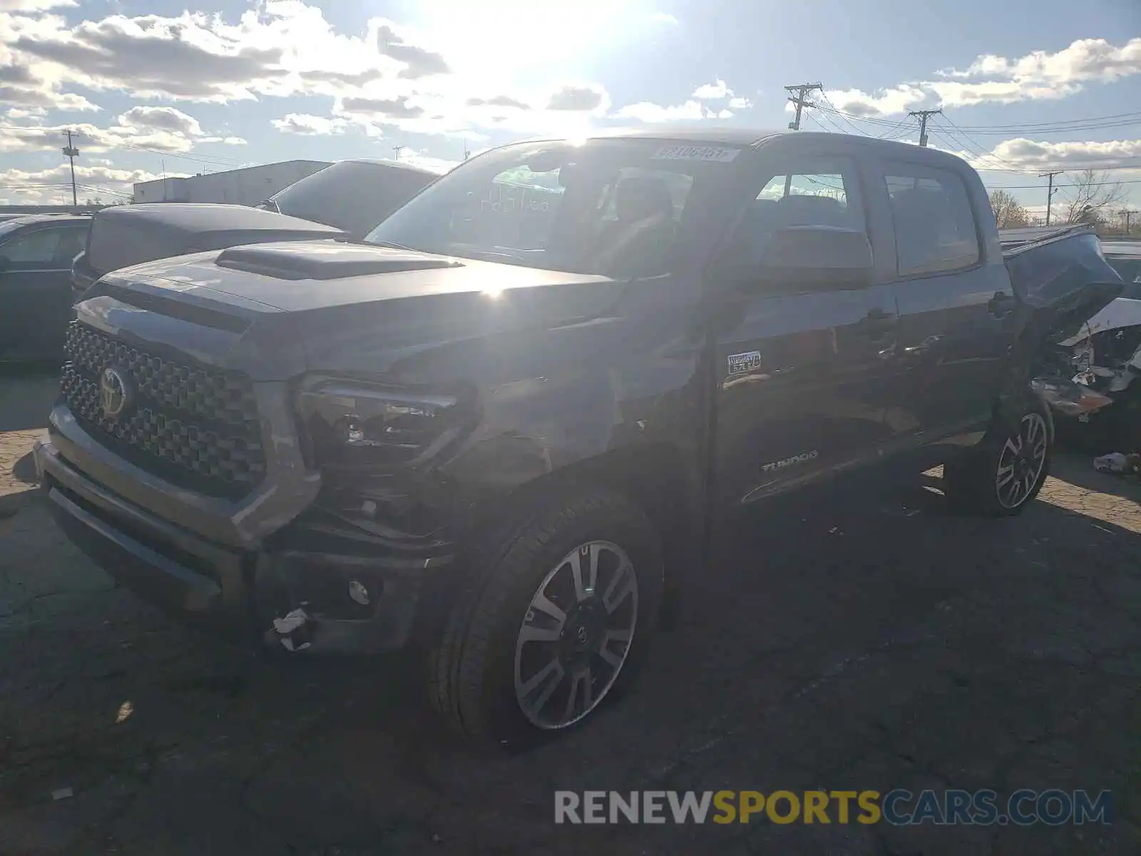 2 Photograph of a damaged car 5TFDY5F14MX996956 TOYOTA TUNDRA 2021