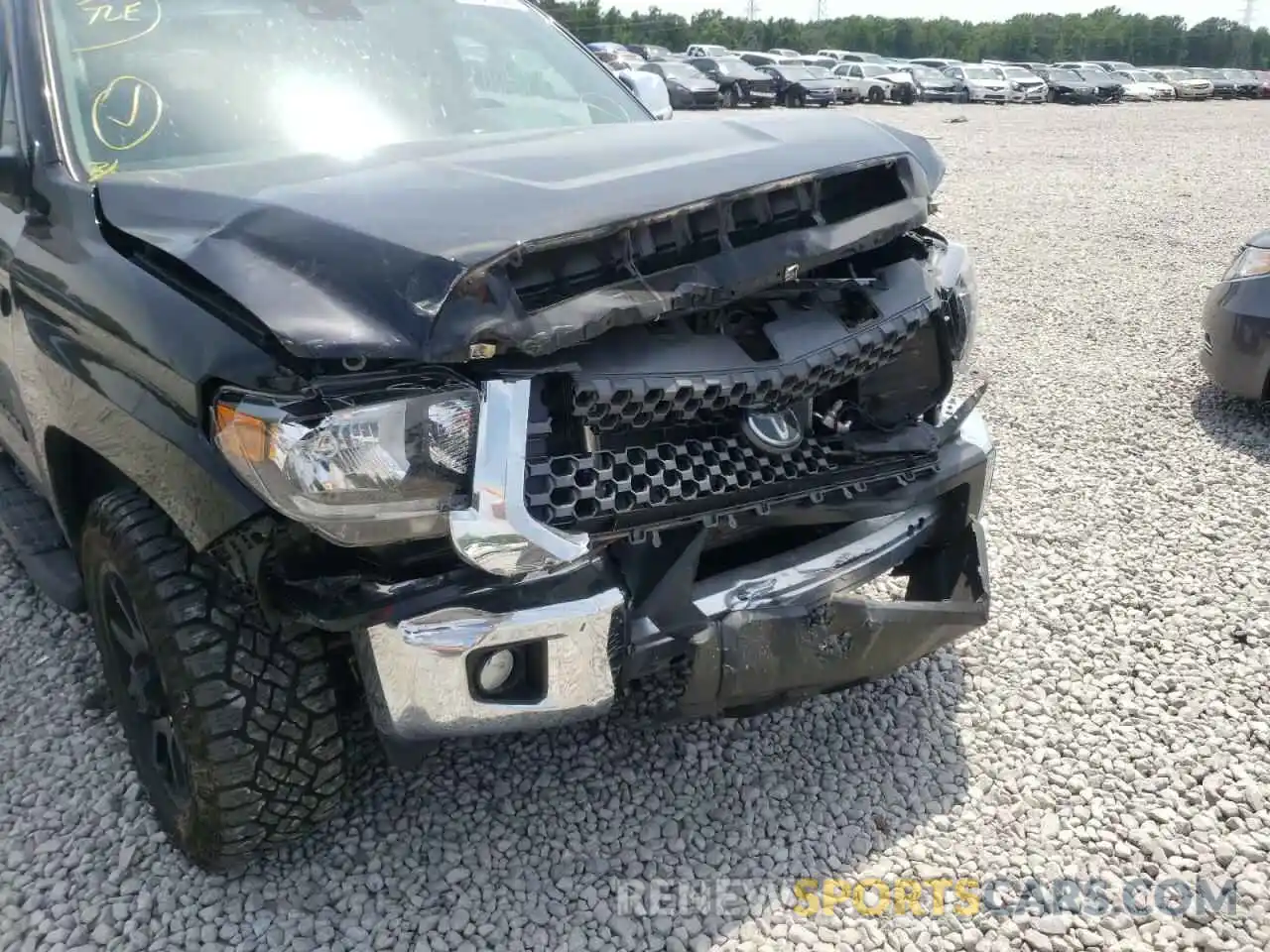 9 Photograph of a damaged car 5TFDY5F15MX969720 TOYOTA TUNDRA 2021