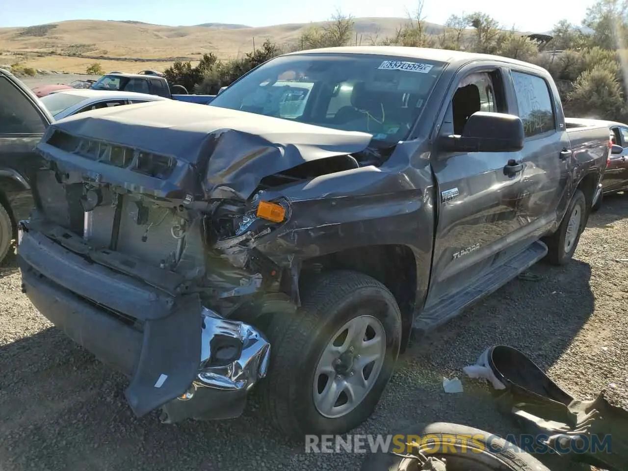 2 Photograph of a damaged car 5TFDY5F16MX021875 TOYOTA TUNDRA 2021