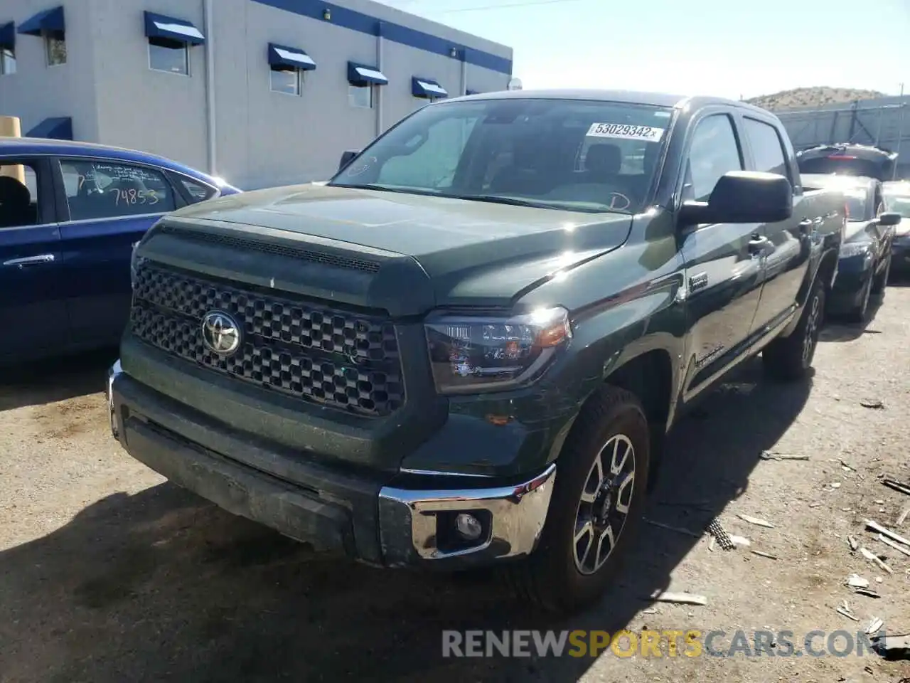 2 Photograph of a damaged car 5TFDY5F16MX033928 TOYOTA TUNDRA 2021