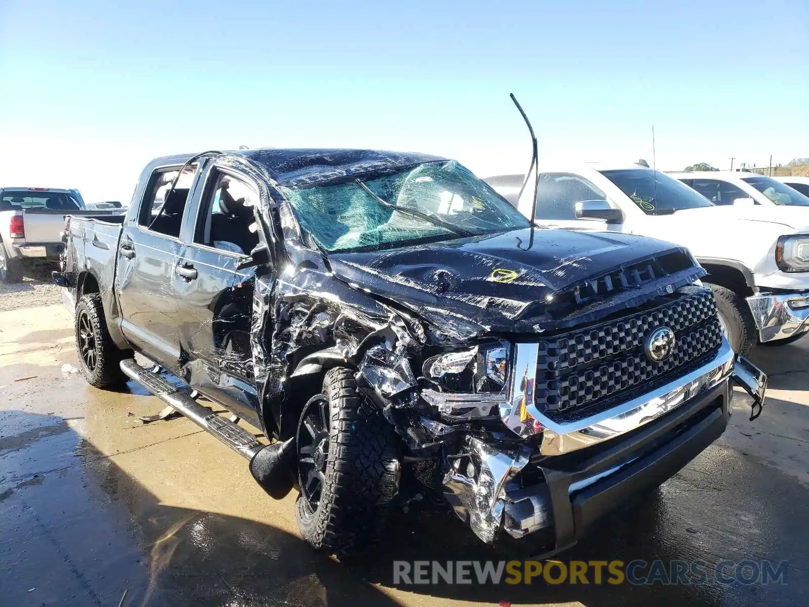 1 Photograph of a damaged car 5TFDY5F16MX034674 TOYOTA TUNDRA 2021