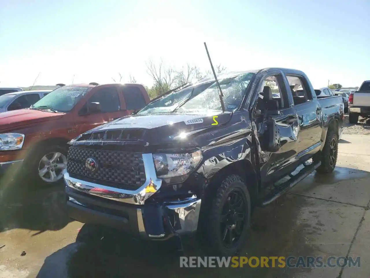 2 Photograph of a damaged car 5TFDY5F16MX034674 TOYOTA TUNDRA 2021