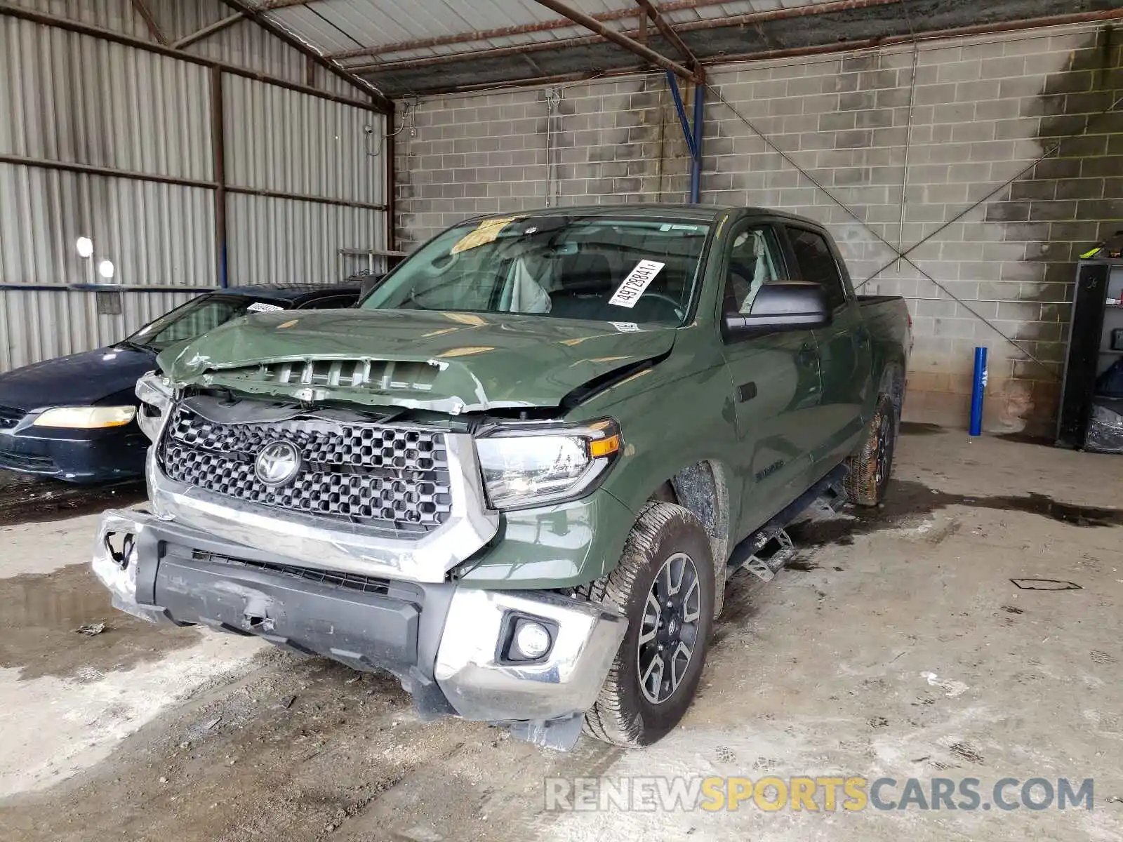 2 Photograph of a damaged car 5TFDY5F17MX959142 TOYOTA TUNDRA 2021