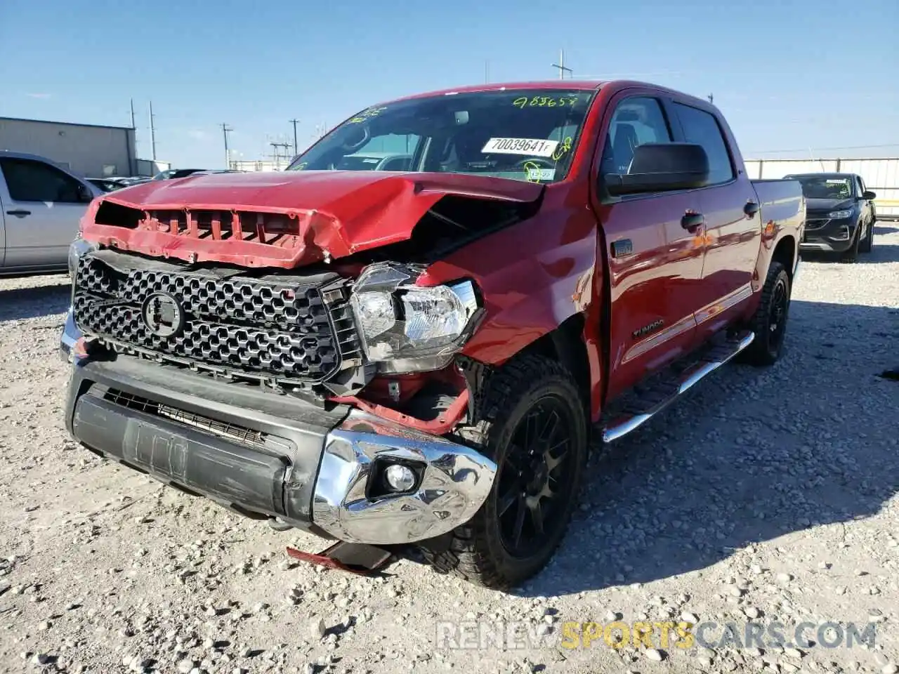 2 Photograph of a damaged car 5TFDY5F17MX985658 TOYOTA TUNDRA 2021