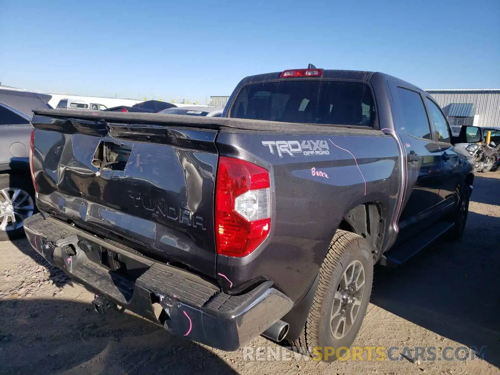 4 Photograph of a damaged car 5TFDY5F18MX003622 TOYOTA TUNDRA 2021