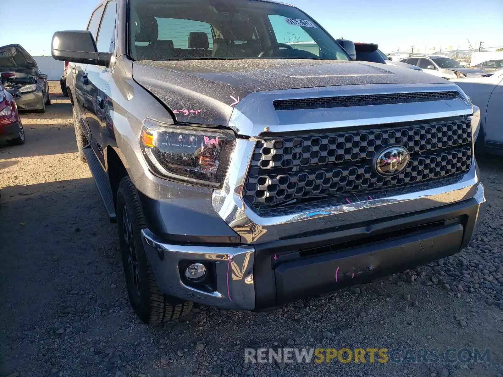 9 Photograph of a damaged car 5TFDY5F18MX003622 TOYOTA TUNDRA 2021