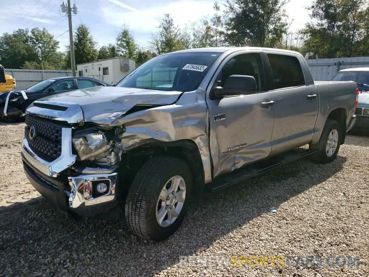 1 Photograph of a damaged car 5TFDY5F18MX008951 TOYOTA TUNDRA 2021