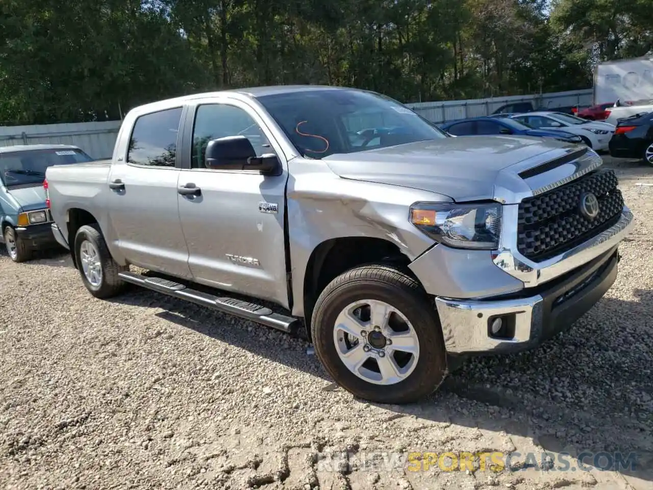 4 Photograph of a damaged car 5TFDY5F18MX008951 TOYOTA TUNDRA 2021