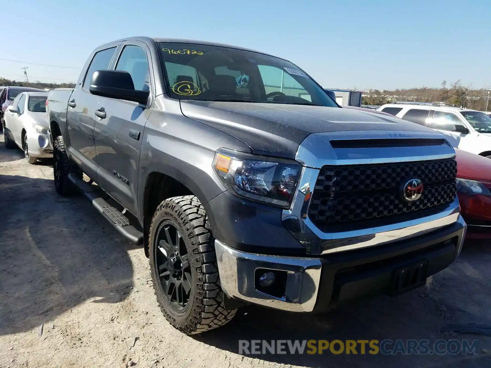 1 Photograph of a damaged car 5TFDY5F18MX960722 TOYOTA TUNDRA 2021