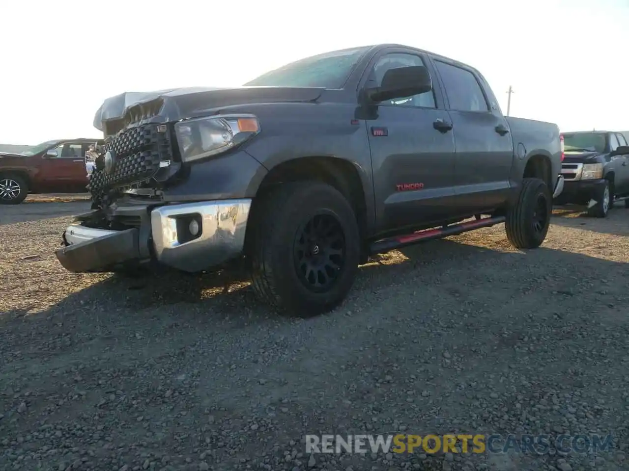 2 Photograph of a damaged car 5TFDY5F19MX984382 TOYOTA TUNDRA 2021