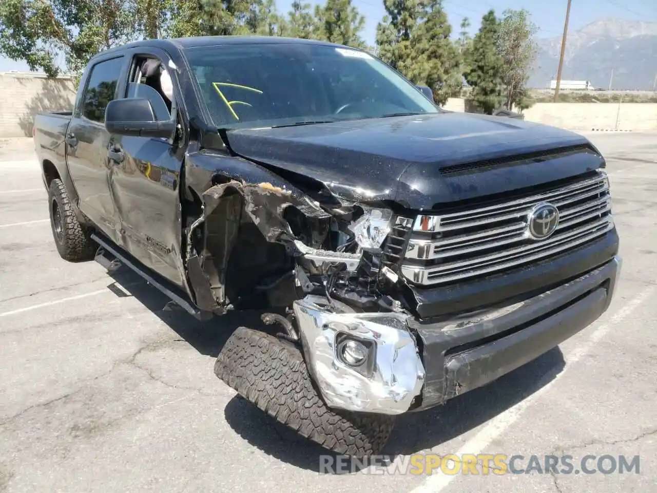 1 Photograph of a damaged car 5TFDY5F19MX991526 TOYOTA TUNDRA 2021