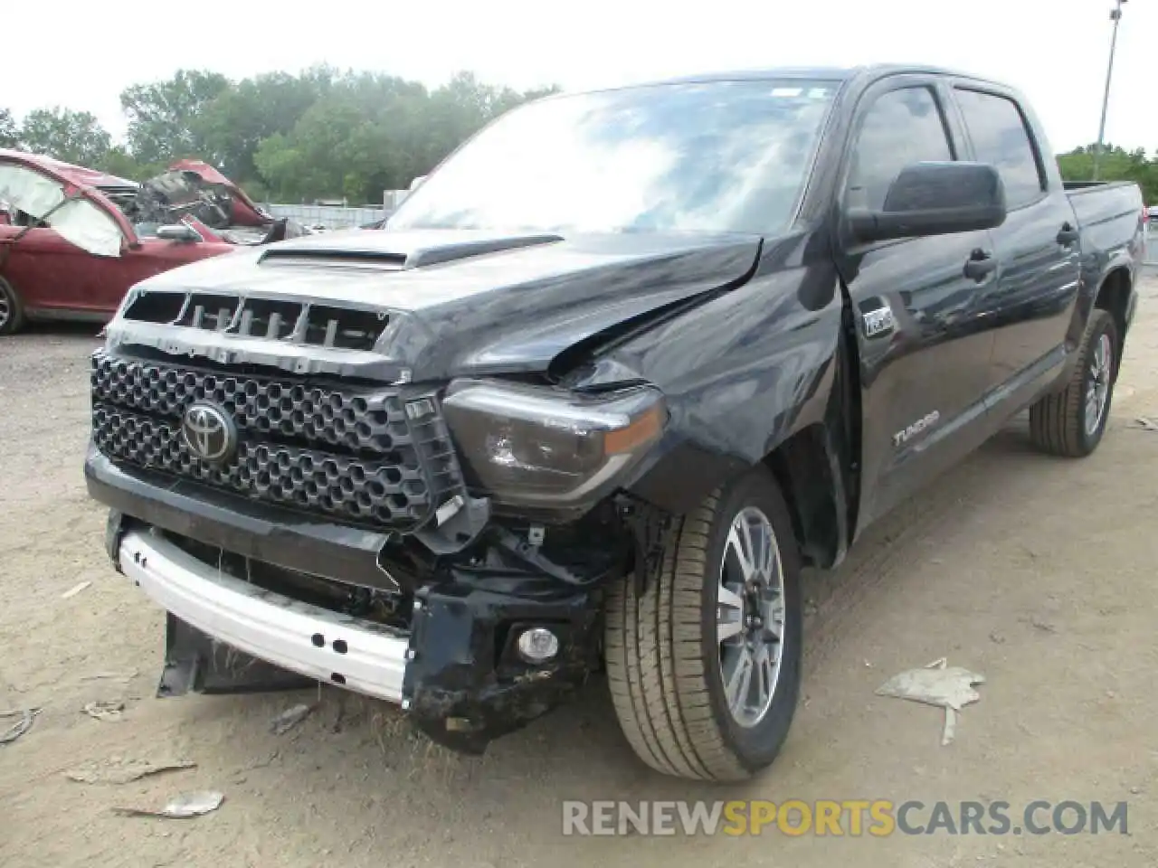 2 Photograph of a damaged car 5TFDY5F19MX994023 TOYOTA TUNDRA 2021