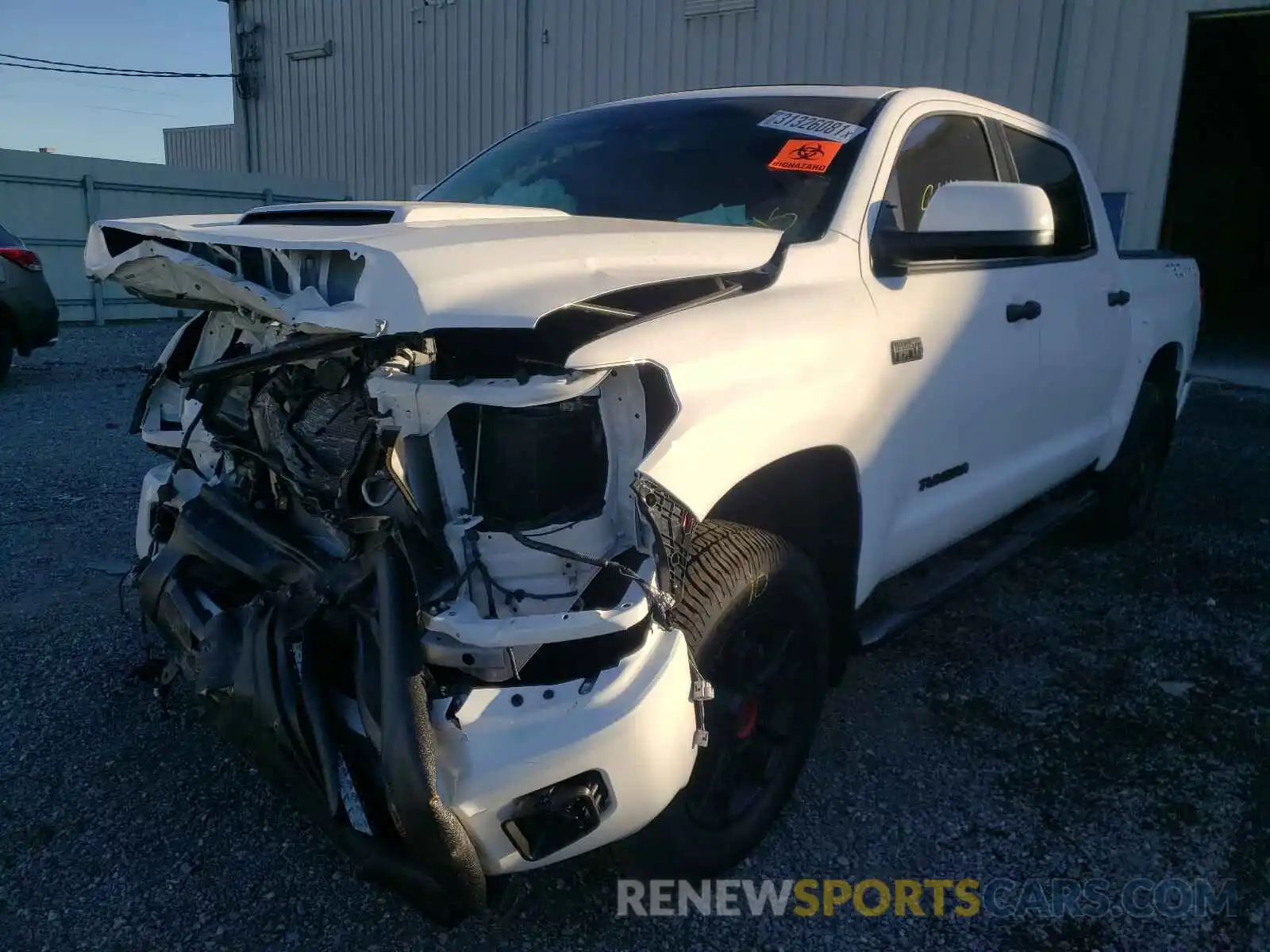 2 Photograph of a damaged car 5TFDY5F1XMX962617 TOYOTA TUNDRA 2021