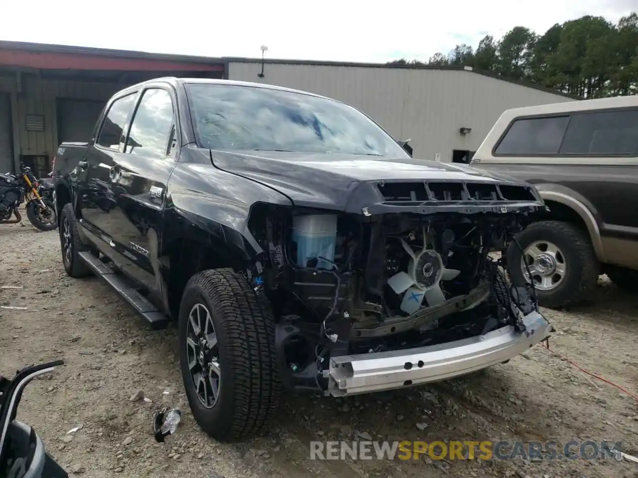 1 Photograph of a damaged car 5TFDY5F1XMX965534 TOYOTA TUNDRA 2021