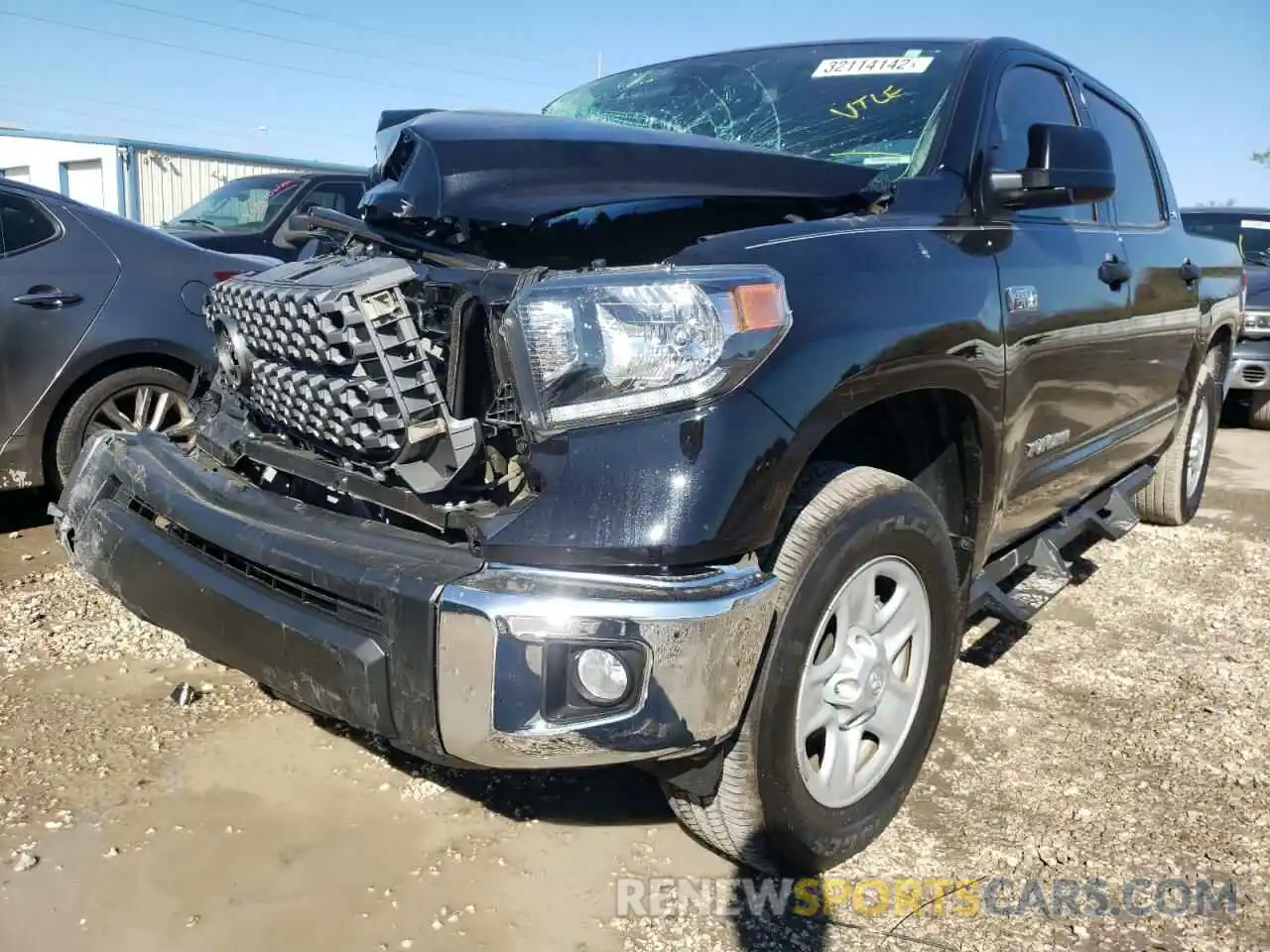 2 Photograph of a damaged car 5TFEY5F10MX276297 TOYOTA TUNDRA 2021