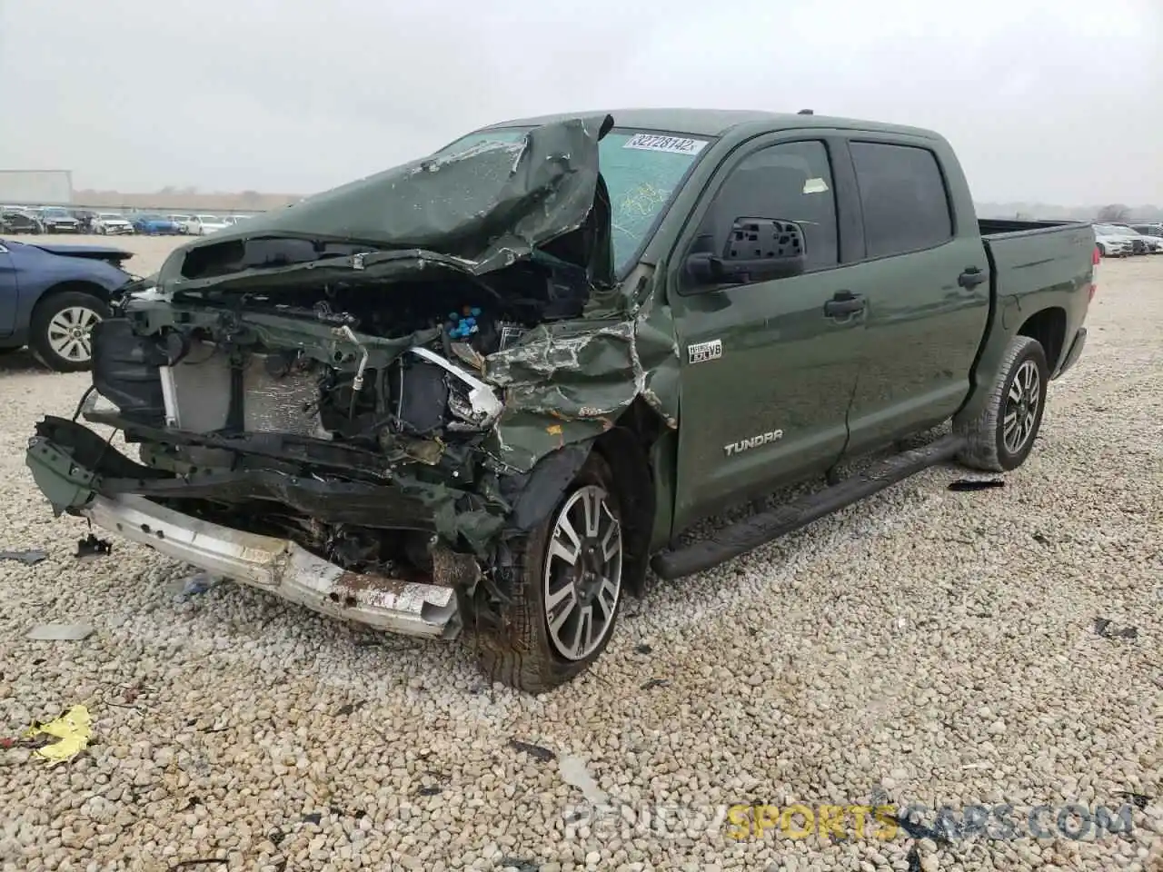 2 Photograph of a damaged car 5TFEY5F11MX274722 TOYOTA TUNDRA 2021