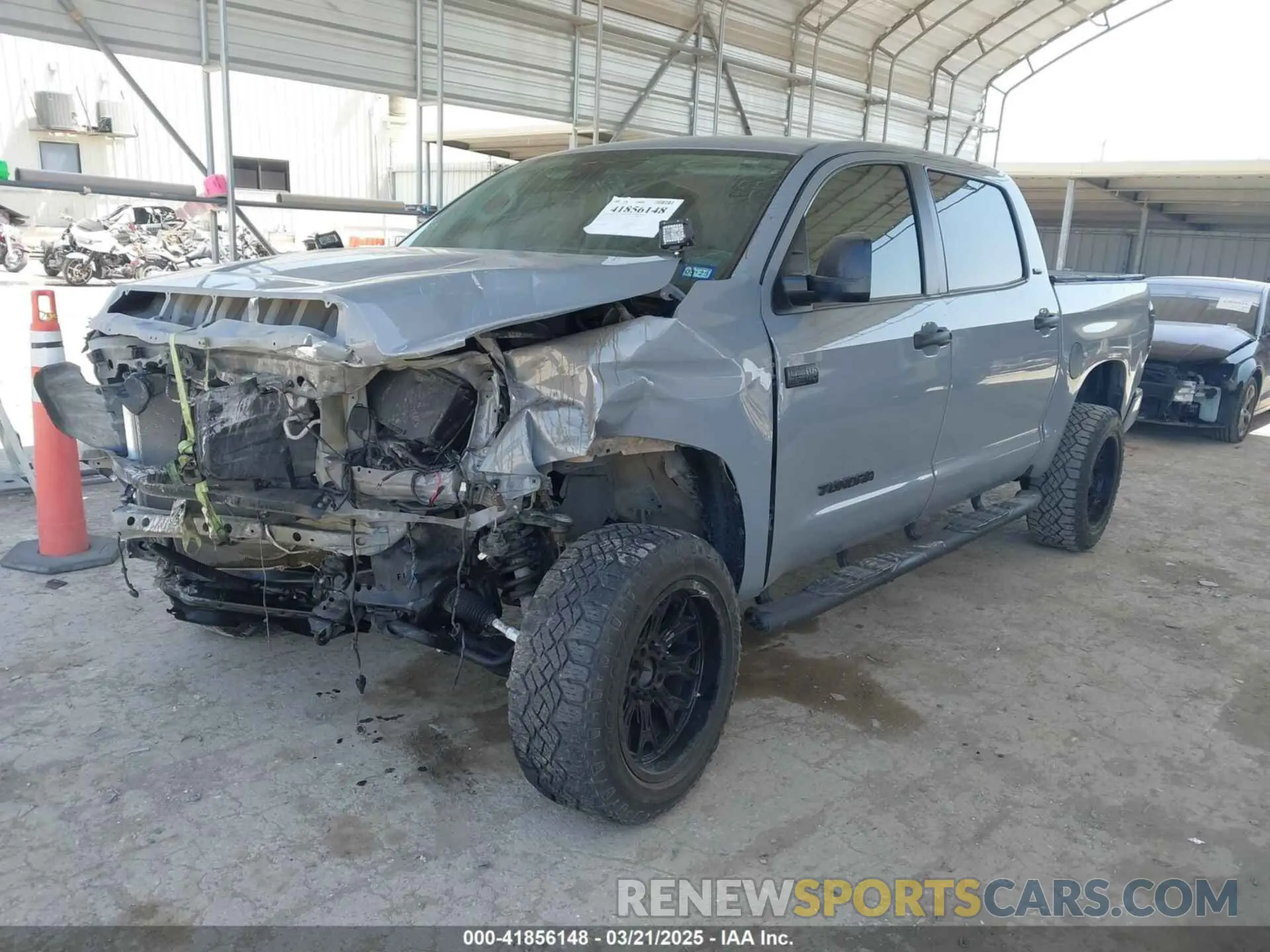 2 Photograph of a damaged car 5TFEY5F12MX281484 TOYOTA TUNDRA 2021