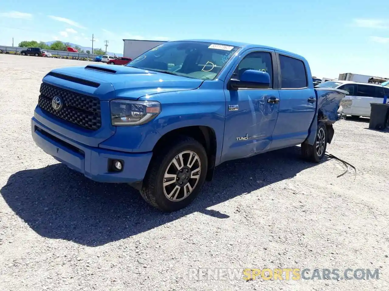 2 Photograph of a damaged car 5TFEY5F12MX289813 TOYOTA TUNDRA 2021