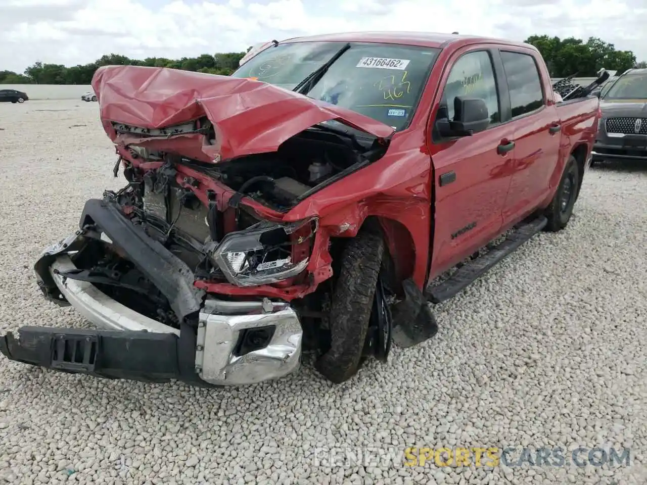 2 Photograph of a damaged car 5TFEY5F14MX277467 TOYOTA TUNDRA 2021