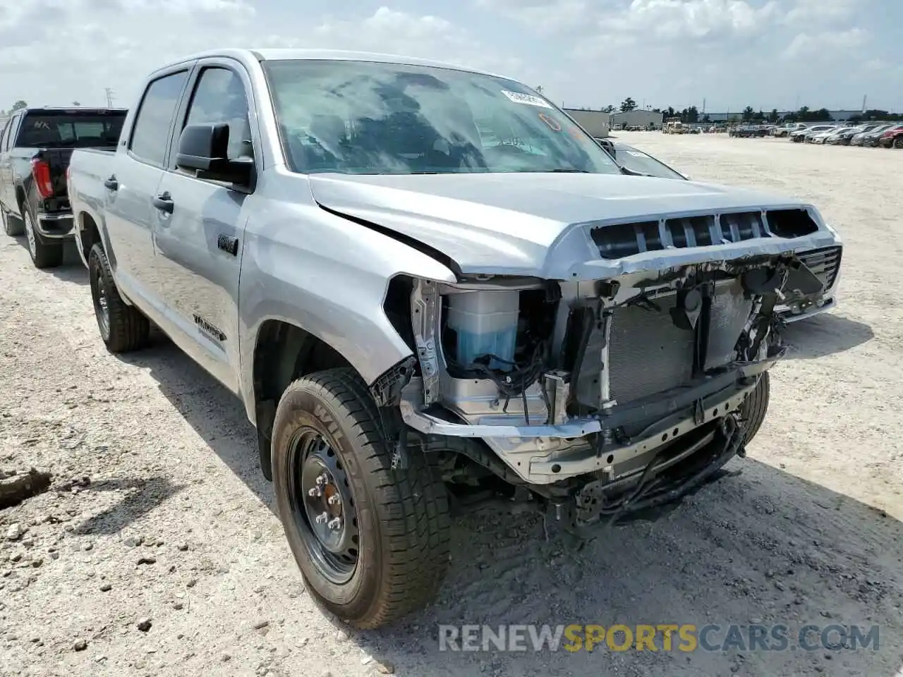 1 Photograph of a damaged car 5TFEY5F14MX297248 TOYOTA TUNDRA 2021