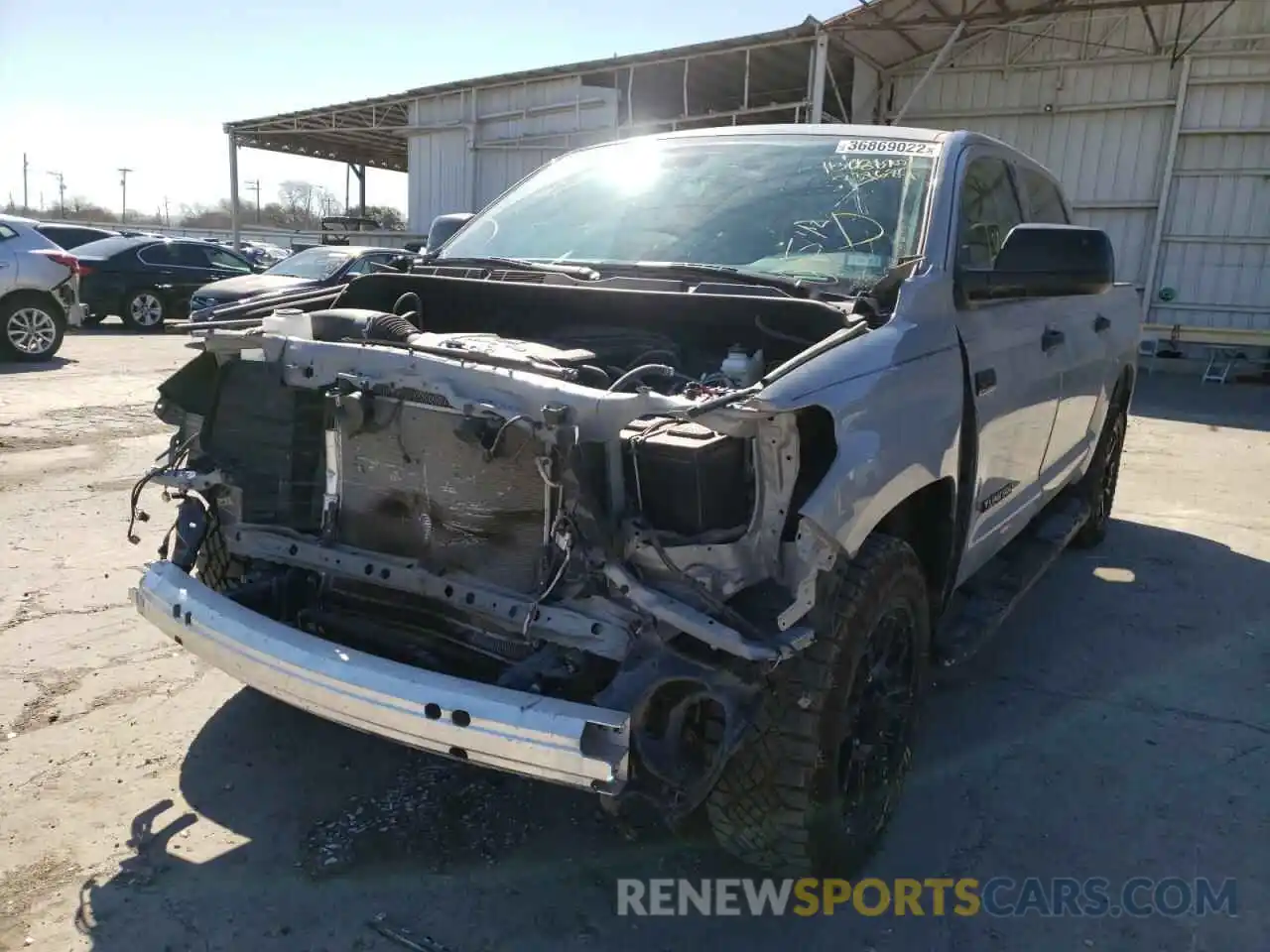 2 Photograph of a damaged car 5TFEY5F16MX278684 TOYOTA TUNDRA 2021