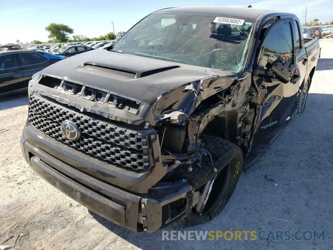 2 Photograph of a damaged car 5TFEY5F16MX283111 TOYOTA TUNDRA 2021