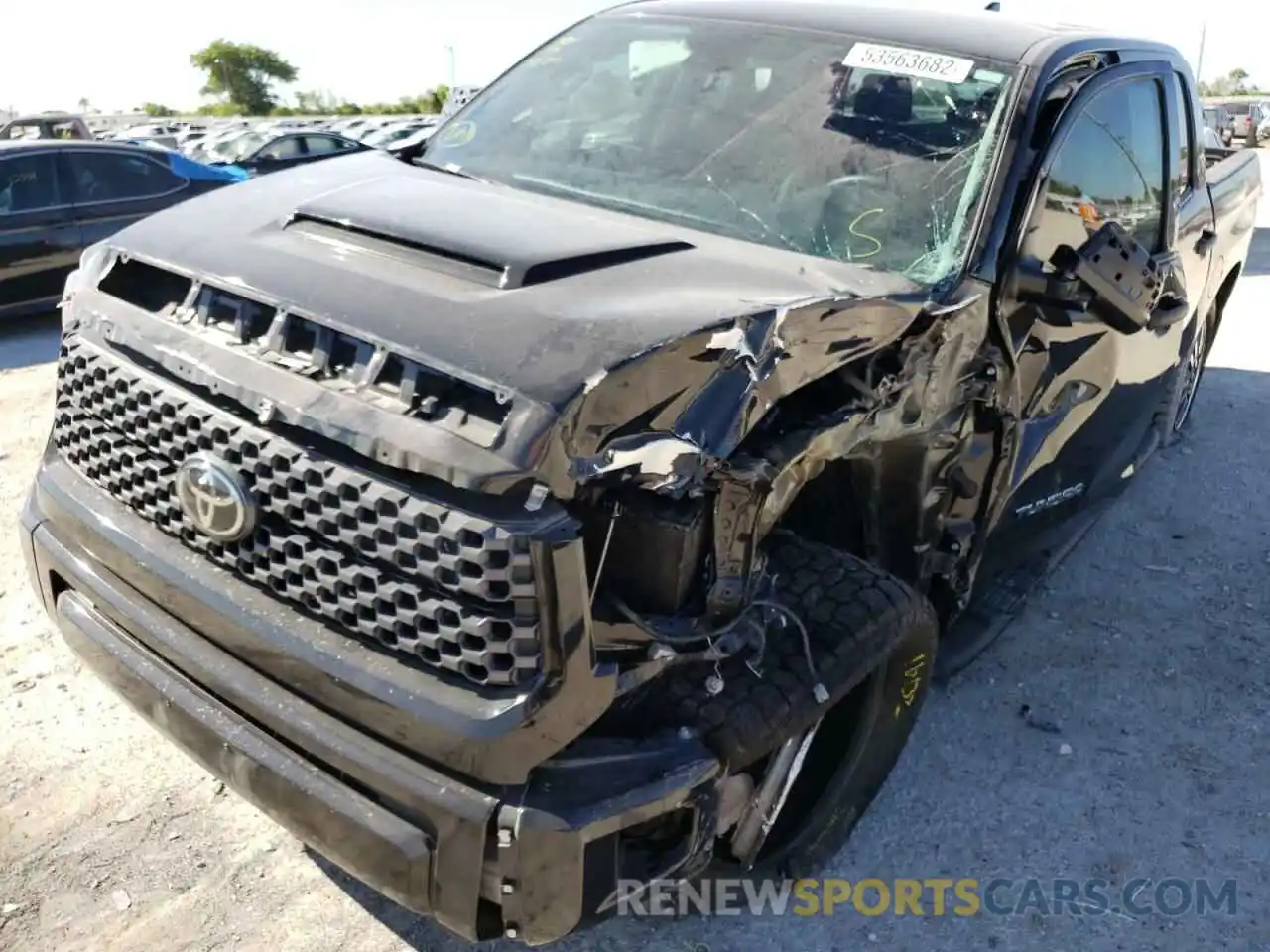 9 Photograph of a damaged car 5TFEY5F16MX283111 TOYOTA TUNDRA 2021