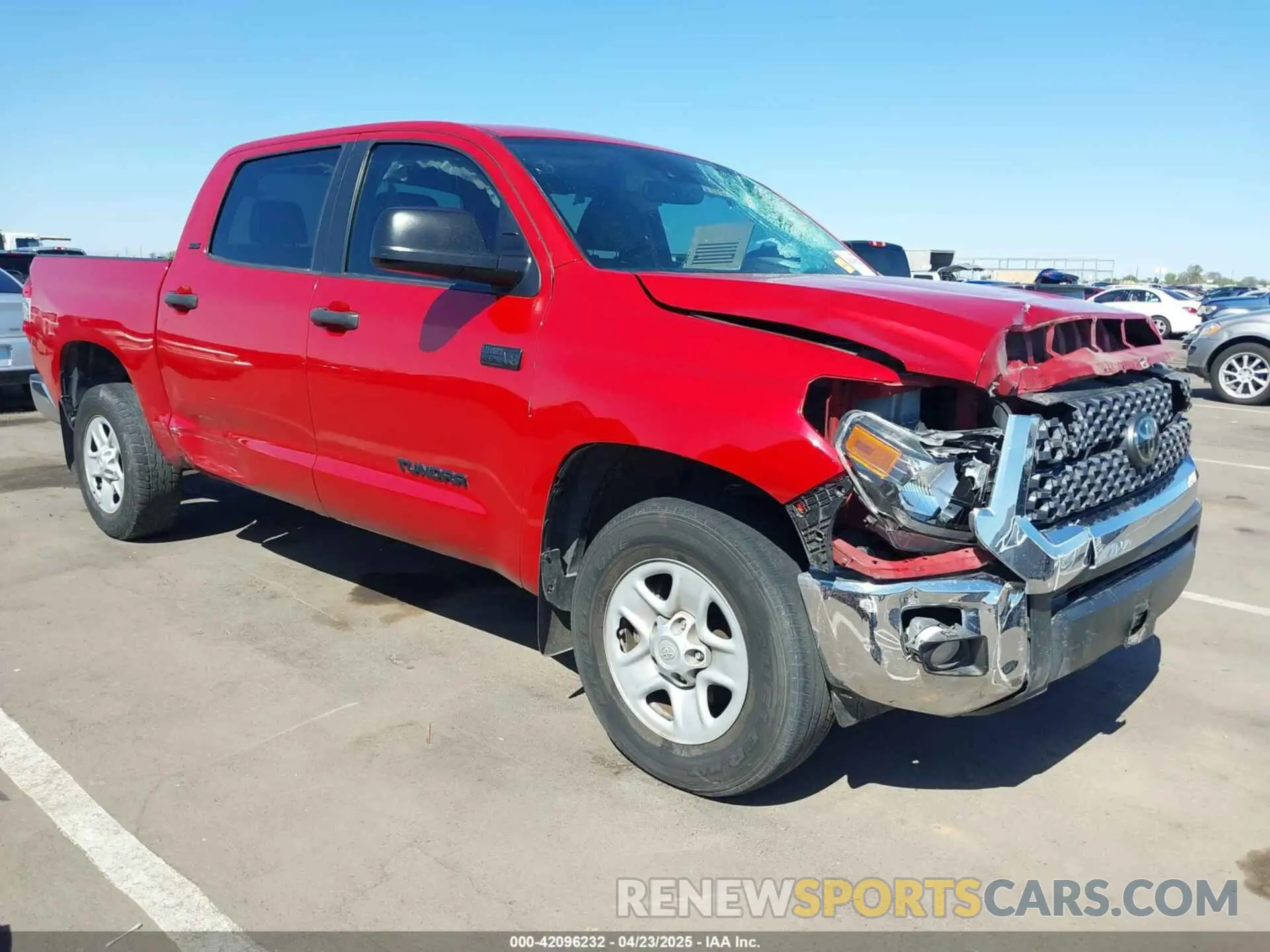 1 Photograph of a damaged car 5TFEY5F16MX291063 TOYOTA TUNDRA 2021