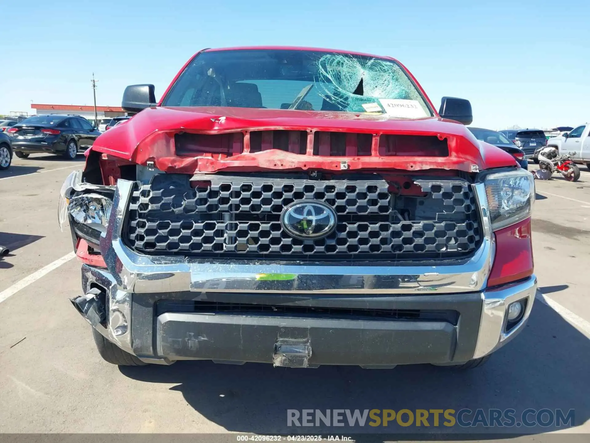 6 Photograph of a damaged car 5TFEY5F16MX291063 TOYOTA TUNDRA 2021
