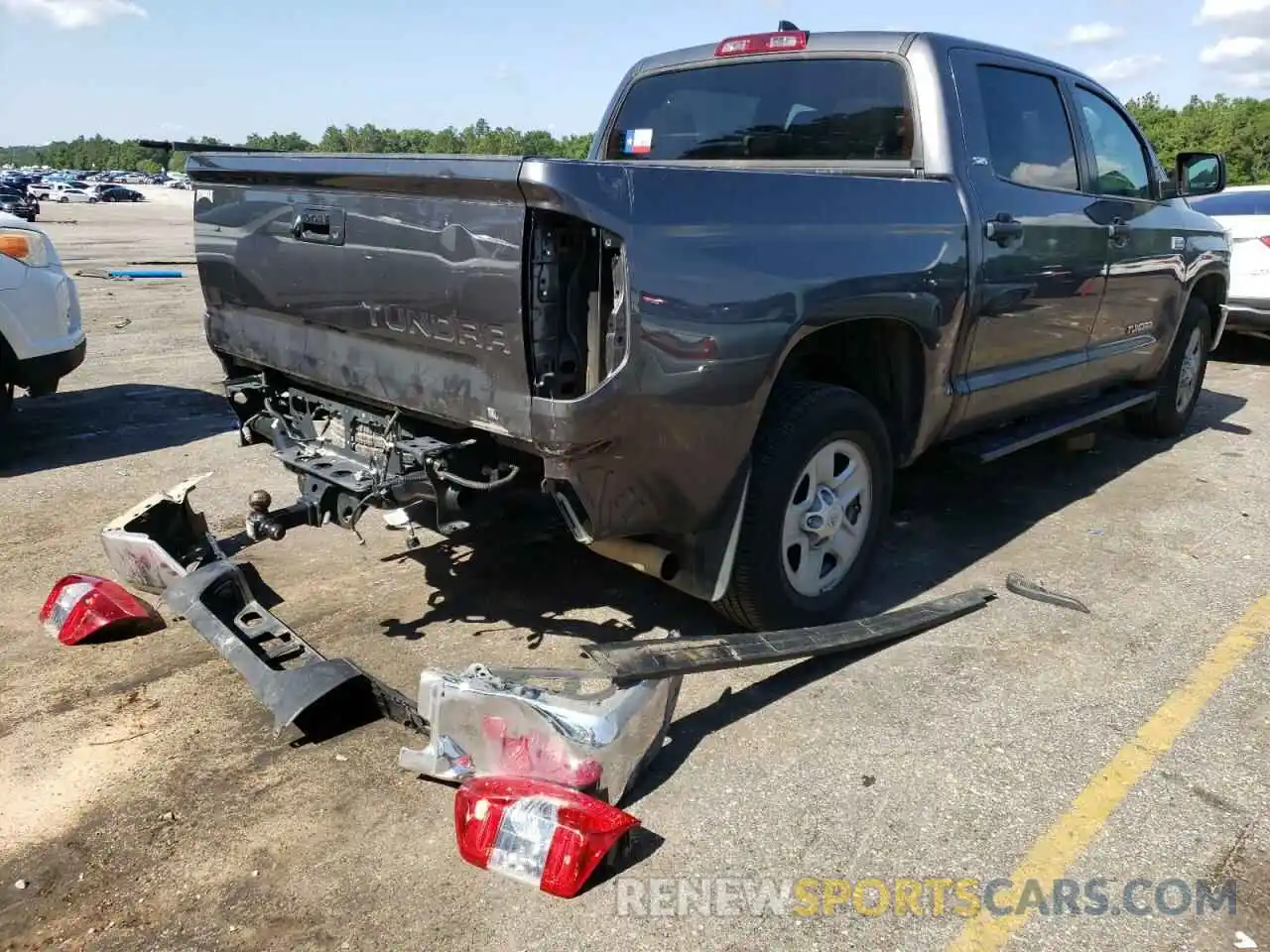 4 Photograph of a damaged car 5TFEY5F16MX297638 TOYOTA TUNDRA 2021