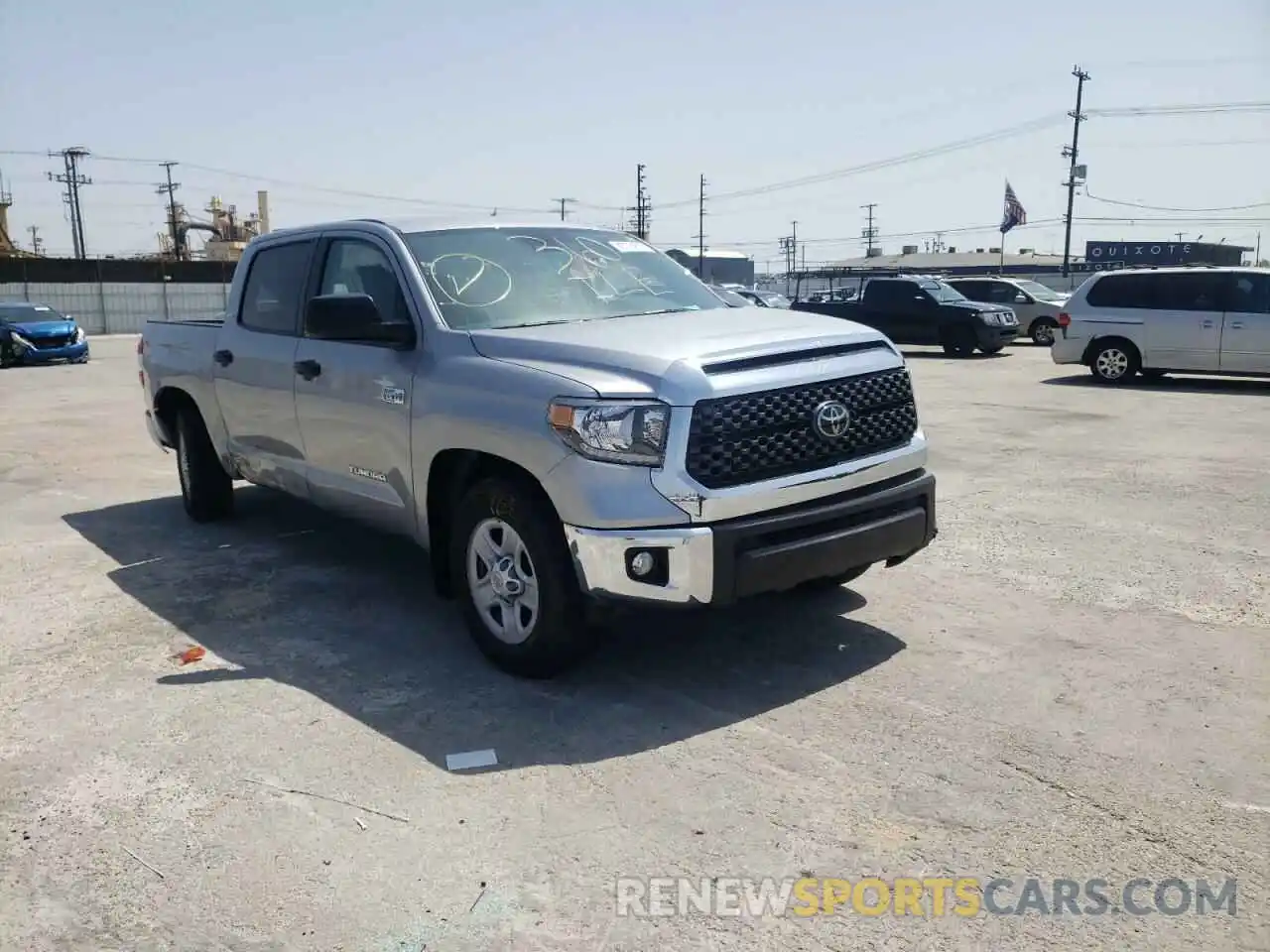 1 Photograph of a damaged car 5TFEY5F17MX280279 TOYOTA TUNDRA 2021